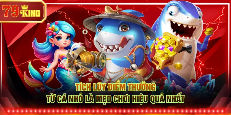 Tích lũy điểm thưởng từ cá nhỏ là mẹo chơi hiệu quả nhất